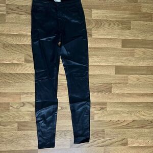 NWOT L’Agance High Rise Skinny Covered Black Jeans